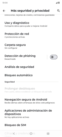 Pulsa Bloqueo de SIM.