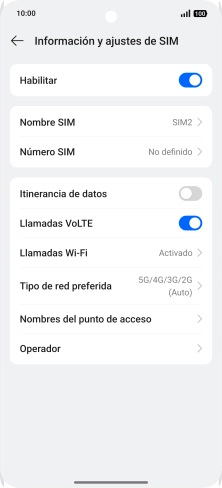 Pulsa el indicador junto a 