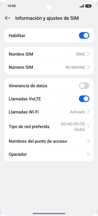 Pulsa el indicador junto a 