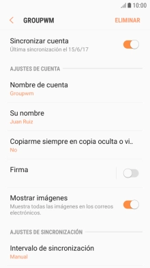 Pulsa el indicador junto a 