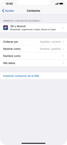 Pulsa Importar contactos de la SIM.