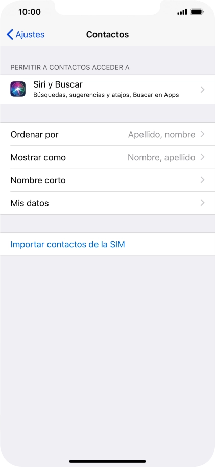 Pulsa Importar contactos de la SIM.