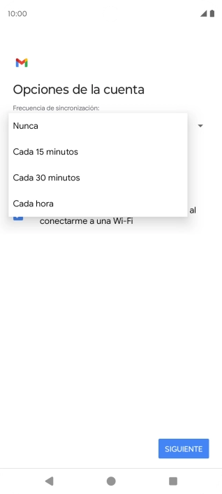 Pulsa el ajuste deseado.