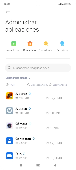 Pulsa la app deseada.
