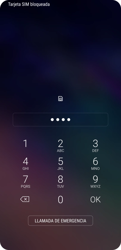 Si lo solicita el teléfono, introduce el código PIN y pulsa OK.
