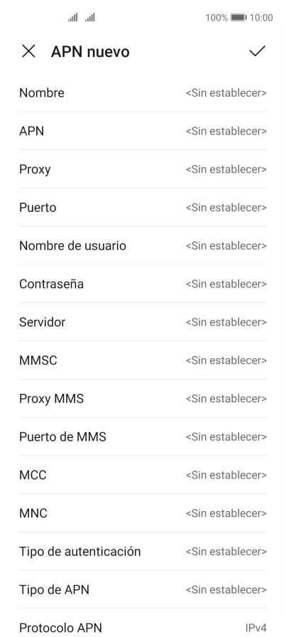 Pulsa Nombre.