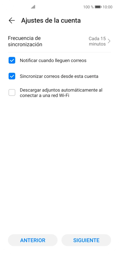 Pulsa Frecuencia de sincronización.