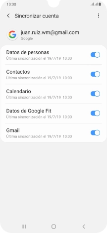 Pulsa la tecla de inicio para terminar y regresar a la pantalla de inicio.