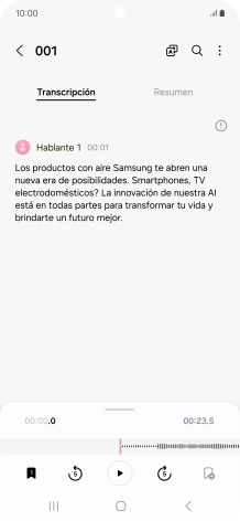 Si deseas ver un resumen del texto, pulsa Resumen.