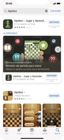 Pulsa la app deseada.