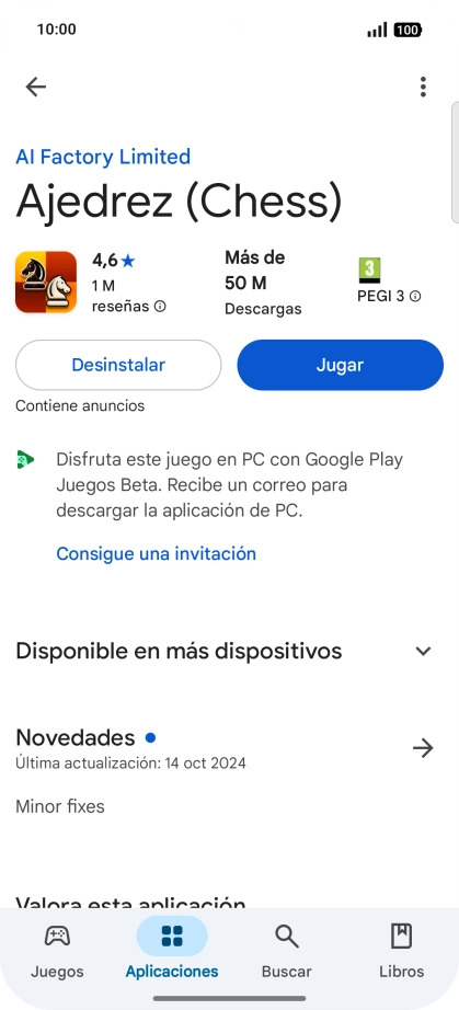 Pulsa Desinstalar.