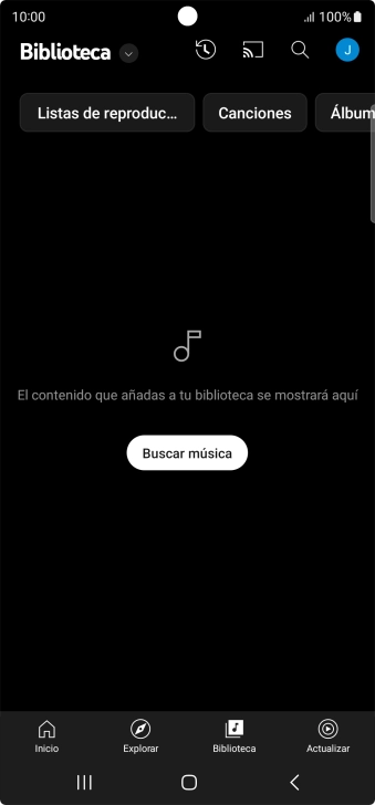 Pulsa la lista desplegable.