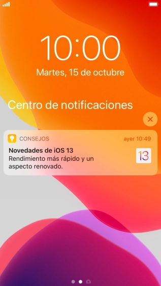 Pulsa la notificación deseada y sigue las indicaciones de la pantalla para utilizar la función seleccionada.