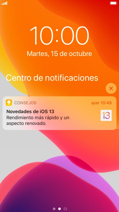 Pulsa la notificación deseada y sigue las indicaciones de la pantalla para utilizar la función seleccionada.