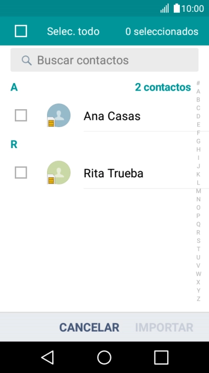 Pulsa Selec. todo.