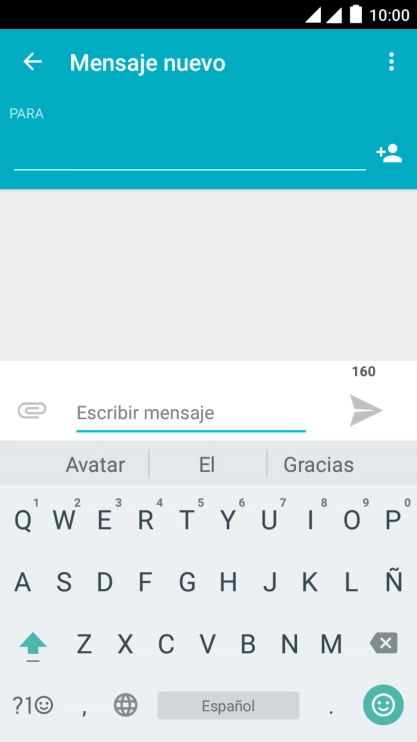 Pulsa la palabra deseada para insertarla.