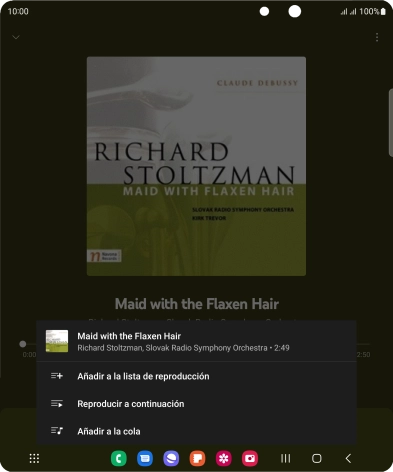 Pulsa Añadir a la lista de reproducción.