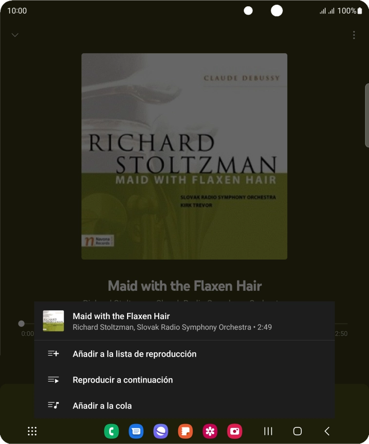 Pulsa Añadir a la lista de reproducción.