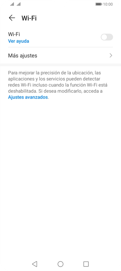 Pulsa el indicador junto a 