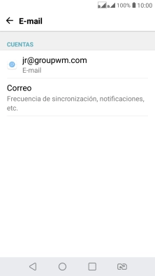 Pulsa Correo.