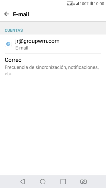 Pulsa Correo.
