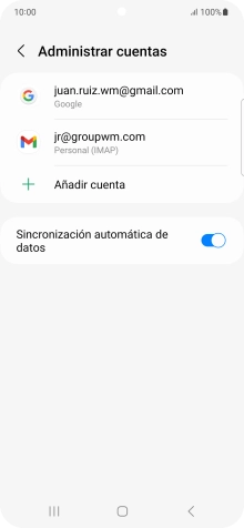 Pulsa el indicador junto a 