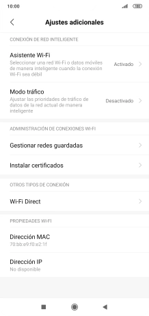 Pulsa Asistente Wi-Fi.