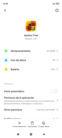 Pulsa Limpiar datos.
