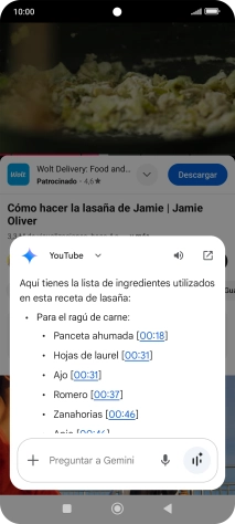 La respuesta de Gemini a tu pregunta se visualiza ahora en la pantalla.