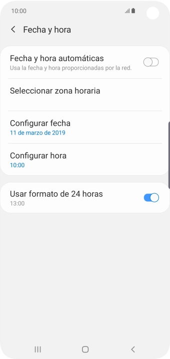 Pulsa el indicador junto a 