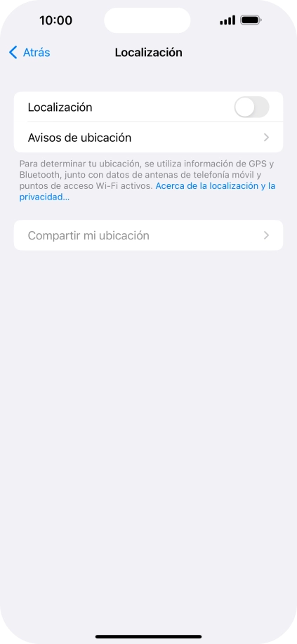 Pulsa el indicador junto a 