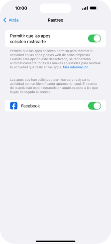 Pulsa el indicador junto a 