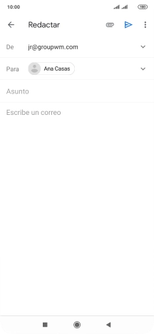 Pulsa Asunto e introduce el asunto deseado.