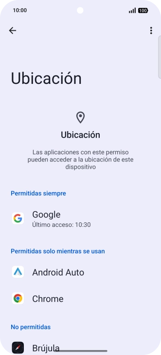 Pulsa la app deseada.