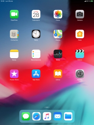 Cuando el icono de carga de batería aparece en la pantalla, la tablet se está cargando.