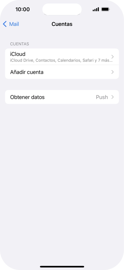 Pulsa Añadir cuenta.