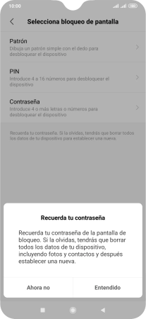 Pulsa Entendido.