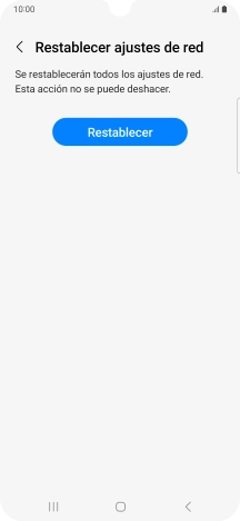 Pulsa Restablecer.