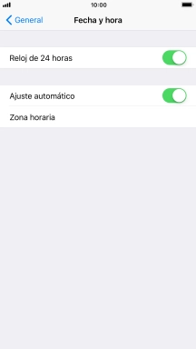 Pulsa la tecla de inicio para terminar y regresar a la pantalla de inicio.
