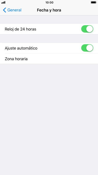 Pulsa la tecla de inicio para terminar y regresar a la pantalla de inicio.