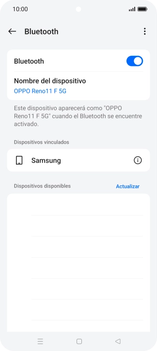 Pulsa la tecla de inicio para terminar y regresar a la pantalla de inicio.