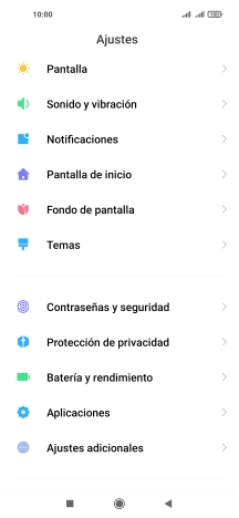Pulsa Sonido y vibración.