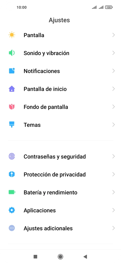 Pulsa Sonido y vibración.