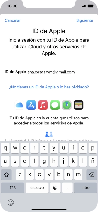 Pulsa Siguiente.