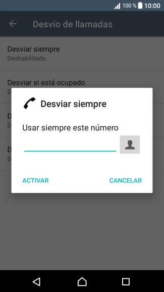 Introduce +34600132000 y pulsa ACTIVAR.