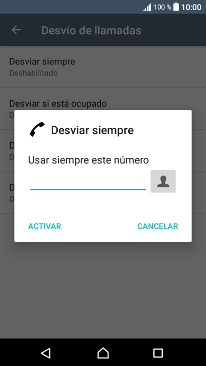 Introduce +34600132000 y pulsa ACTIVAR.