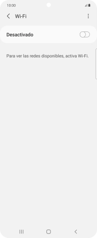 Pulsa el indicador para activar la función.