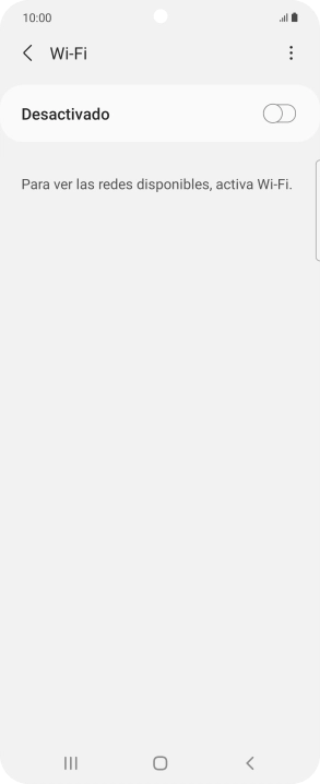 Pulsa el indicador para activar la función.