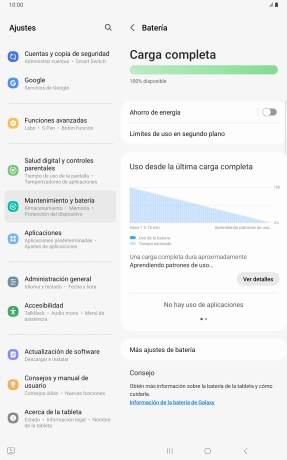 Pulsa Ahorro de energía.