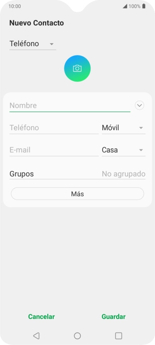 Pulsa la lista desplegable de la guía.